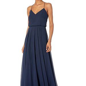 Jenny Yoo Inesse Dress Navy